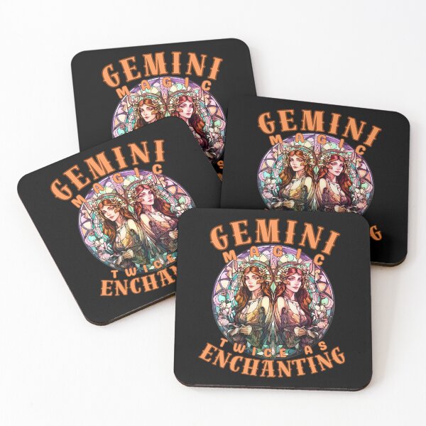 Item preview, Gemini Magic: Twice As Enchanting. gemini horoscope designed and sold by ZodiacWonders.