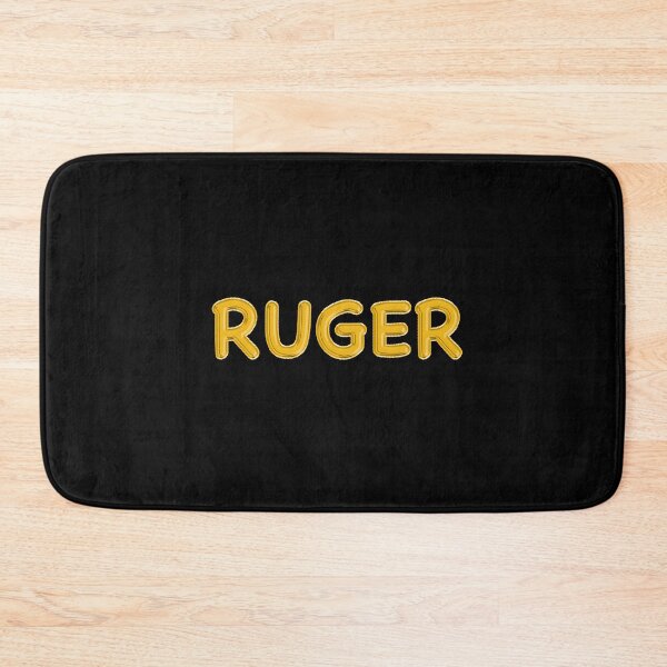 Item preview, Golden Balloon Foil Big Ruger Name Label - (Black) designed and sold by NormadWorld.