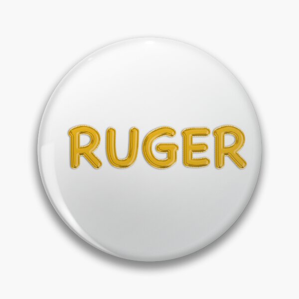 Item preview, Golden Balloon Foil Big Ruger Name Label designed and sold by NormadWorld.