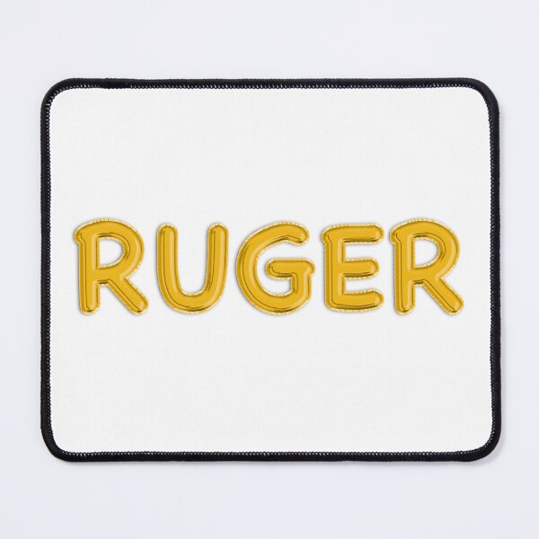 Item preview, Golden Balloon Foil Big Ruger Name Label designed and sold by NormadWorld.
