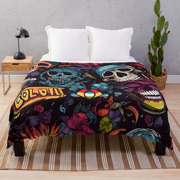 Item preview, Vibrant Skull Montage Artistic Expression T-Shirt designed and sold by inkArtistryfine.