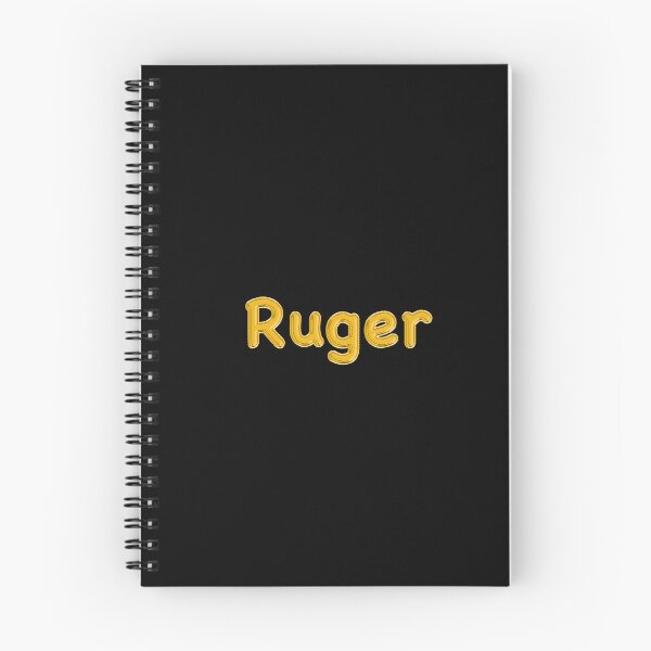 Item preview, Golden Balloon Foil Ruger Name Label - (Black) designed and sold by NormadWorld.