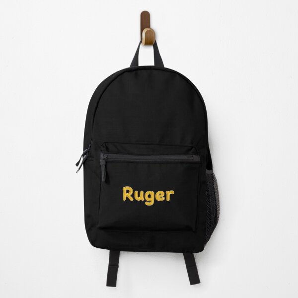 Item preview, Golden Balloon Foil Ruger Name Label - (Black) designed and sold by NormadWorld.