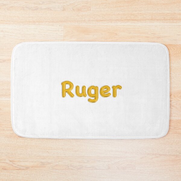 Item preview, Golden Balloon Foil Ruger Name Label designed and sold by NormadWorld.