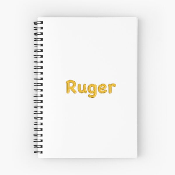 Item preview, Golden Balloon Foil Ruger Name Label designed and sold by NormadWorld.