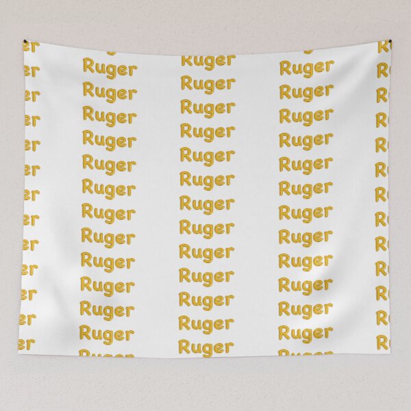 Item preview, Golden Balloon Foil Ruger Name Label designed and sold by NormadWorld.