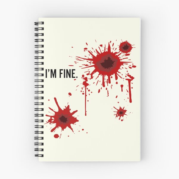 Item preview, Gunshot Wound I'm Fine designed and sold by CreepyCornerArt.