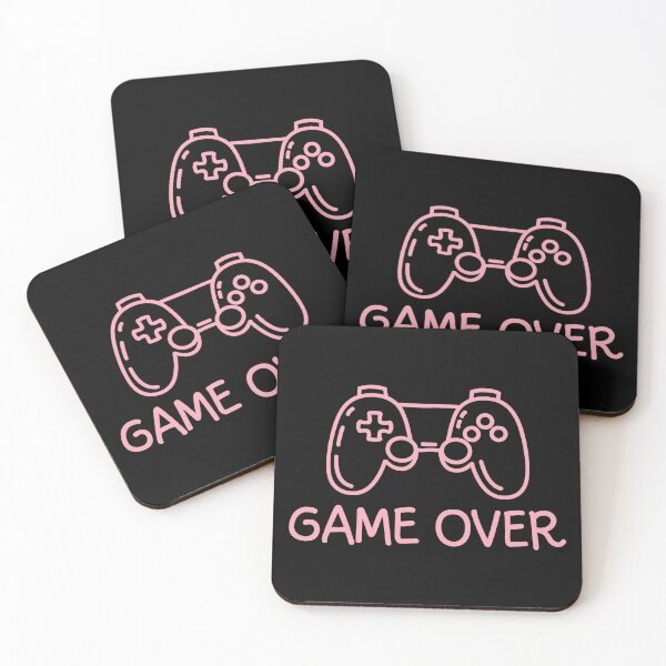 Item preview, Simple Line Pink Video Game | Game over | Video Game Party | Gamers Best Gift designed and sold by WycWycCo.