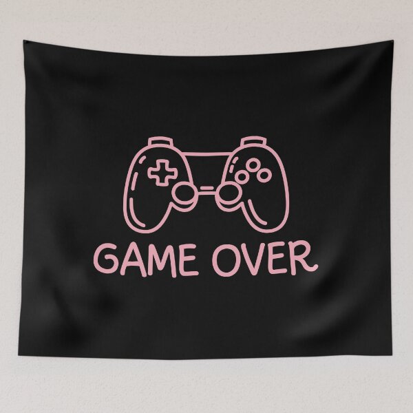 Item preview, Simple Line Pink Video Game | Game over | Video Game Party | Gamers Best Gift designed and sold by WycWycCo.