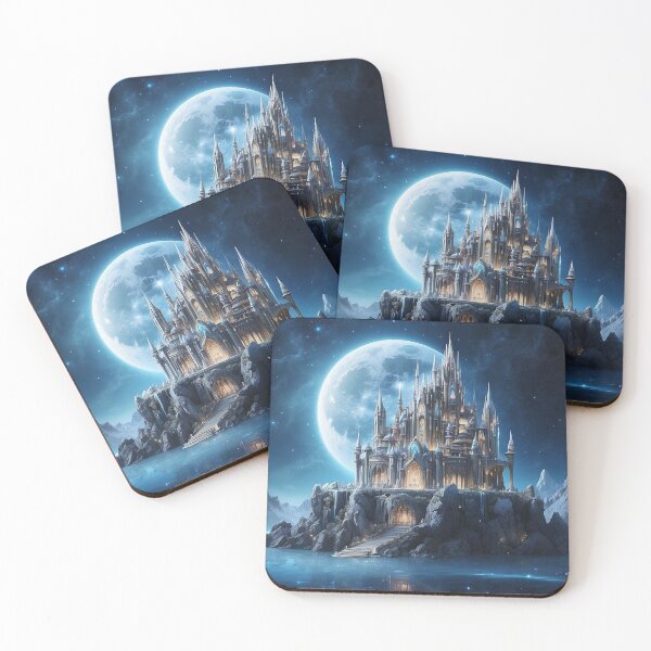 Item preview, Fantasy Alien Moon Castle - 1 designed and sold by nyathiwa.