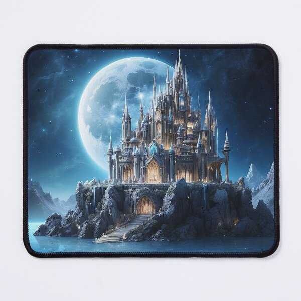 Item preview, Fantasy Alien Moon Castle - 1 designed and sold by nyathiwa.