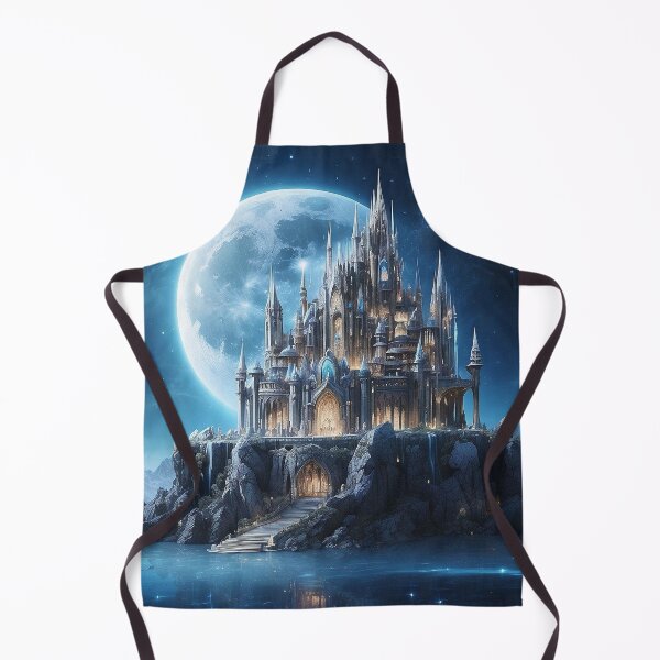Item preview, Fantasy Alien Moon Castle - 1 designed and sold by nyathiwa.