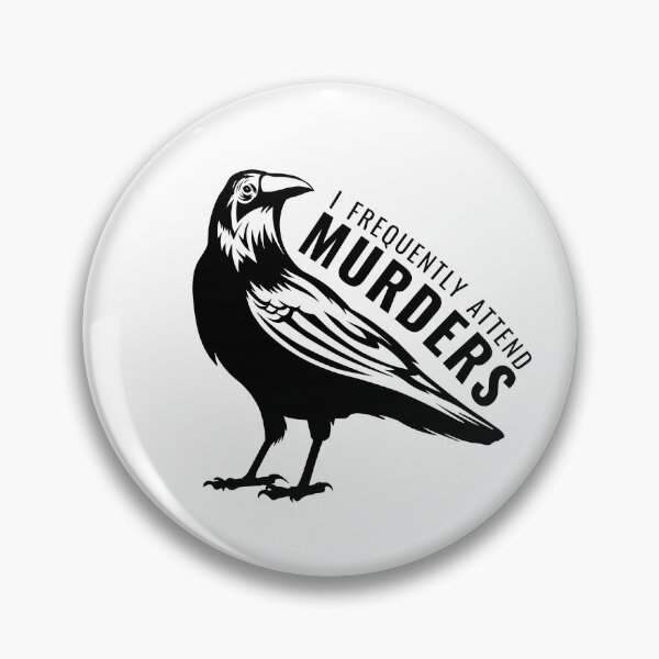 Item preview, Crow Frequently Attending Murders designed and sold by relaxedcreative.