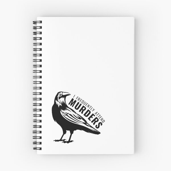 Item preview, Crow Frequently Attending Murders designed and sold by relaxedcreative.