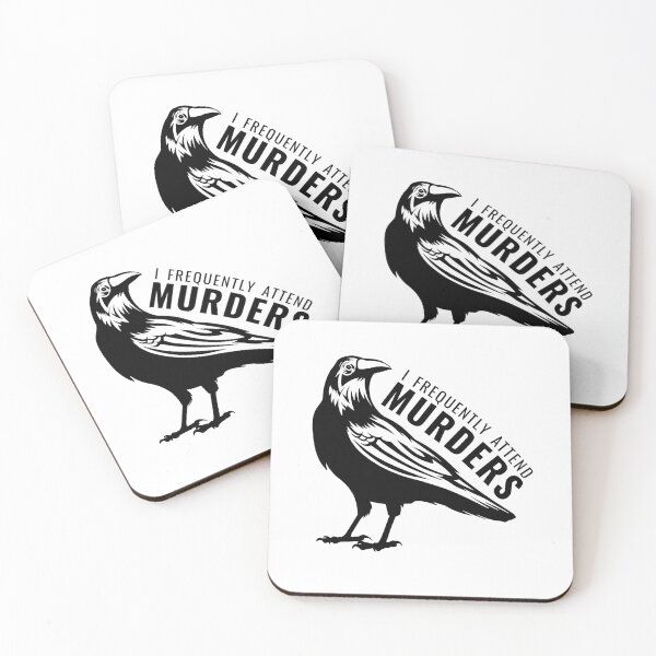 Item preview, Crow Frequently Attending Murders designed and sold by relaxedcreative.