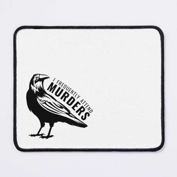 Item preview, Crow Frequently Attending Murders designed and sold by relaxedcreative.