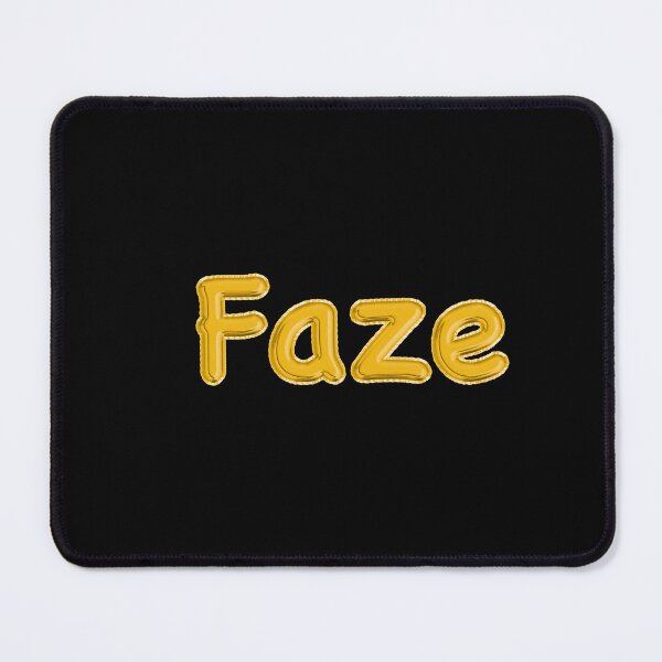 Item preview, Golden Balloon Foil Faze Name Label - (Black) designed and sold by NormadWorld.