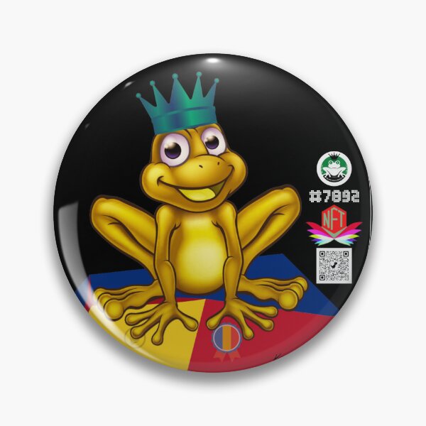 Item preview, Happy Frog Prince NFTs, on The Rock Collections #7892, Romania designed and sold by TPOP-SOFTPOWER.
