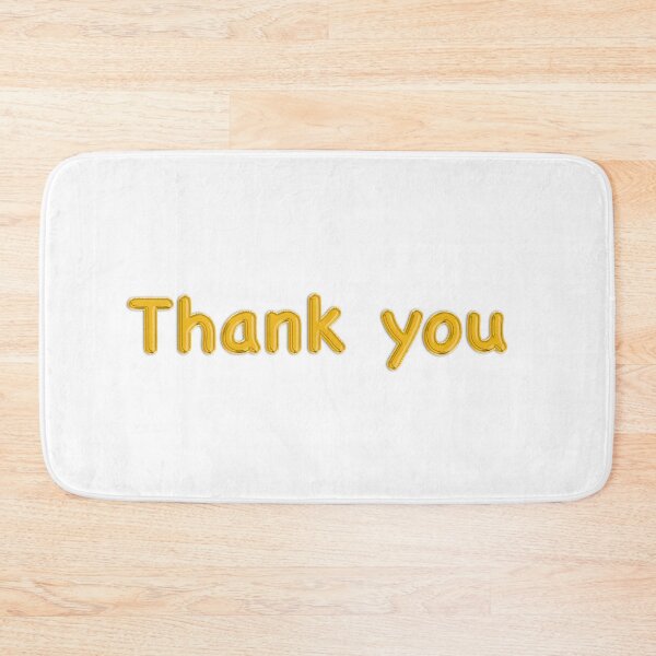Item preview, Golden Balloon Foil Thank you Label designed and sold by NormadWorld.
