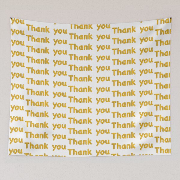 Item preview, Golden Balloon Foil Thank you Label designed and sold by NormadWorld.
