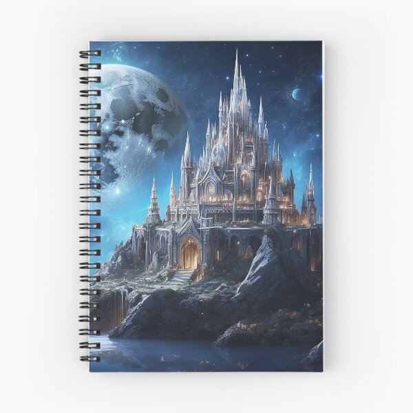 Item preview, Fantasy Alien Moon Castle - 2 designed and sold by nyathiwa.