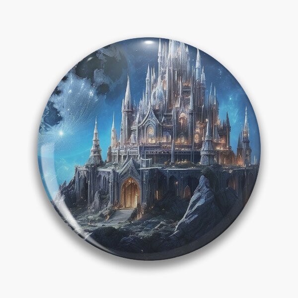 Item preview, Fantasy Alien Moon Castle - 2 designed and sold by nyathiwa.