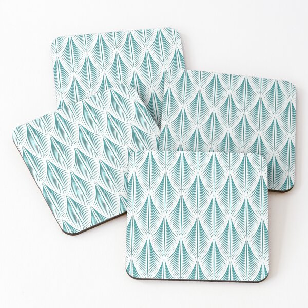 Item preview, Fern Chic - Light Aqua designed and sold by Carina Parry Studios.