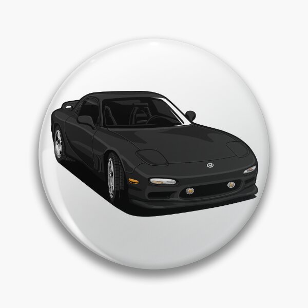 Artikelvorschau, Classic Mazda RX-7 R1 Black entworfen und verkauft von vektoranda.