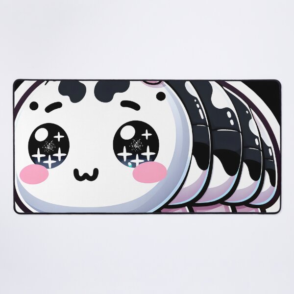 Item preview, Dairy cow isopod cute kawai black and white designed and sold by ChataMaroon.