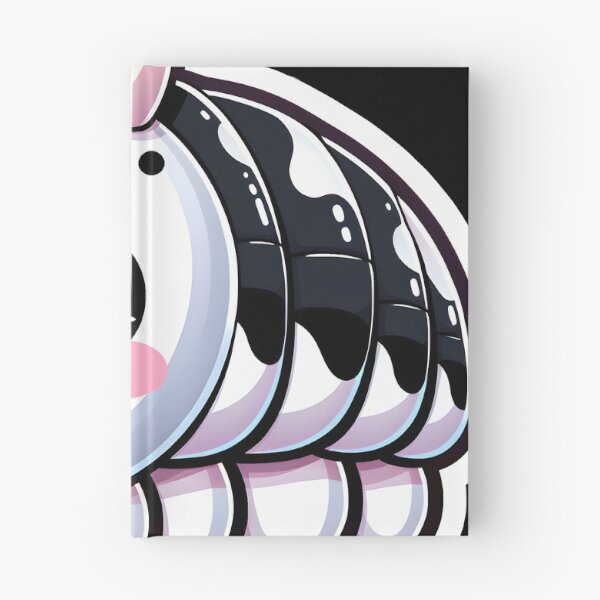 Item preview, Dairy cow isopod cute kawai black and white designed and sold by ChataMaroon.