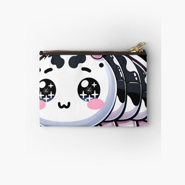 Item preview, Dairy cow isopod cute kawai black and white designed and sold by ChataMaroon.