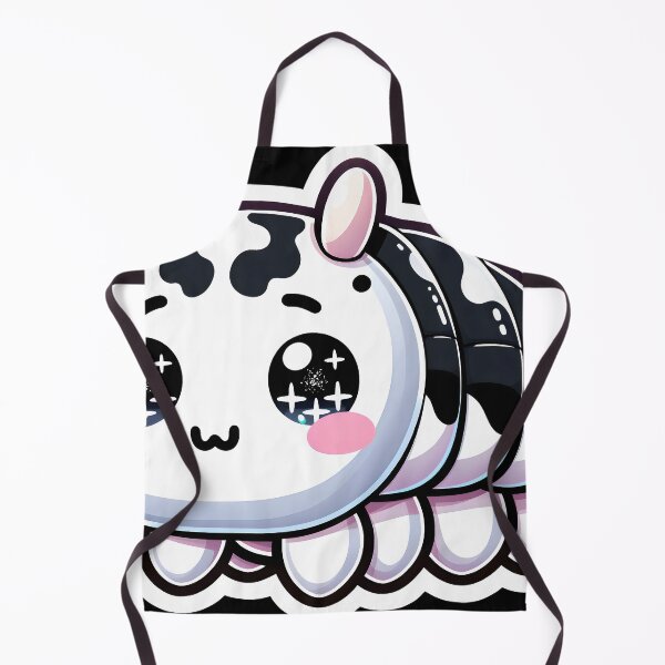 Item preview, Dairy cow isopod cute kawai black and white designed and sold by ChataMaroon.