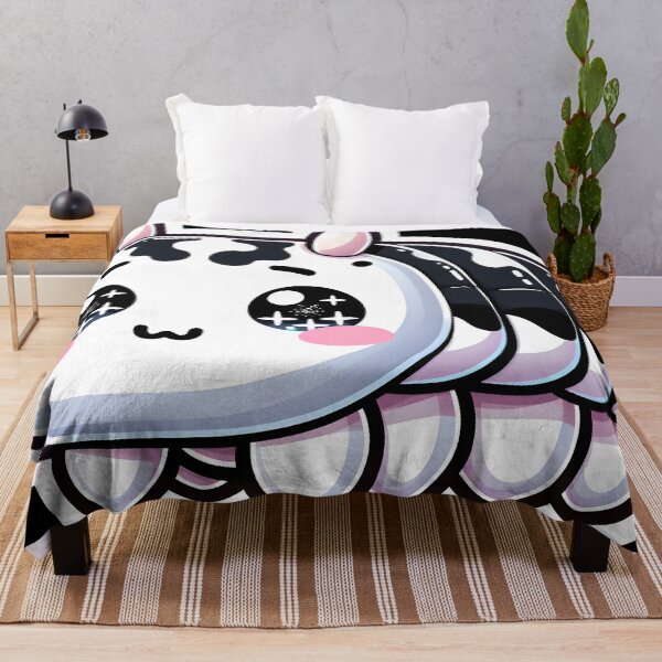Item preview, Dairy cow isopod cute kawai black and white designed and sold by ChataMaroon.