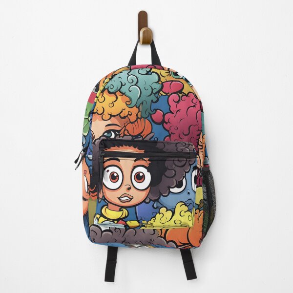 Item preview, Eclectic Cartoon Faces Colorful Artwork designed and sold by inkArtistryfine.