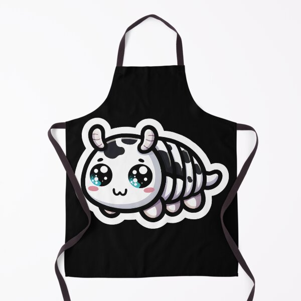 Item preview, Dairy cow isopod cute kawai black and white designed and sold by ChataMaroon.