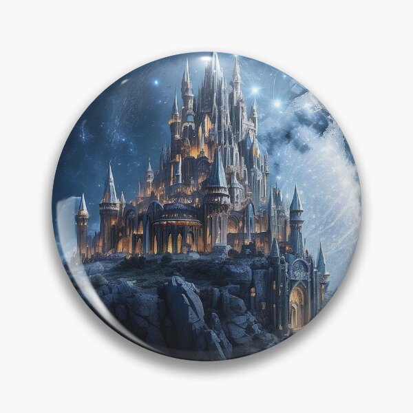 Item preview, Fantasy Alien Moon Castle - 3 designed and sold by nyathiwa.