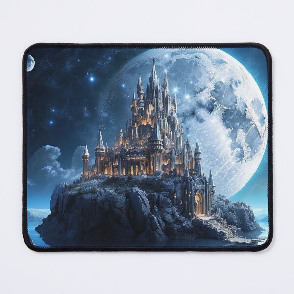 Item preview, Fantasy Alien Moon Castle - 3 designed and sold by nyathiwa.