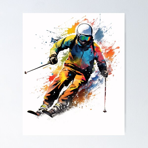 Item preview, Ski Downhill Extreme Adventure Sports designed and sold by AnnaMDesign.