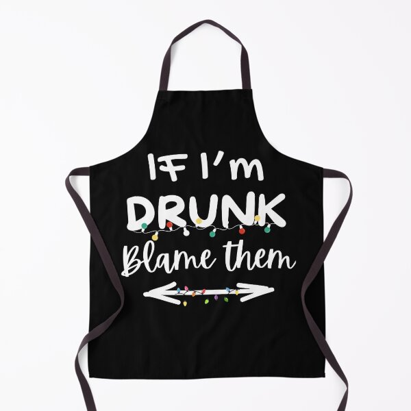 Item preview, If I'm Drunk Blame Them Funny Co-worker Matching Christmas Party 2023 designed and sold by thebest-2studio.