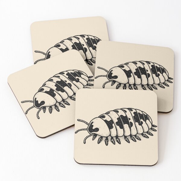 Item preview, Dairy cow isopod cute ornithology draw designed and sold by ChataMaroon.