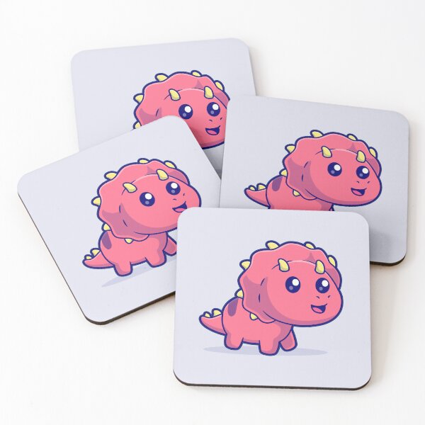 Item preview, Cute Baby Triceratops Dino Cartoon Vector Icon Illustration designed and sold by hjian8219.