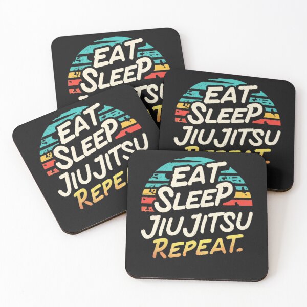 Item preview, Eat sleep jiujitsu repeat designed and sold by MillenniumDrip.