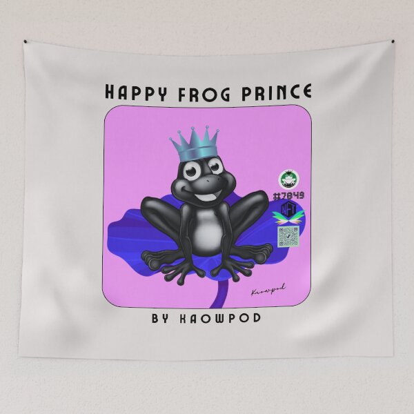 Item preview, Happy Frog Prince NFTs, Lotus Leaf Collections #7849 designed and sold by TPOP-SOFTPOWER.