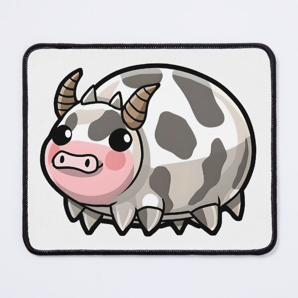 Item preview, Dairy cow isopod cute designed and sold by ChataMaroon.