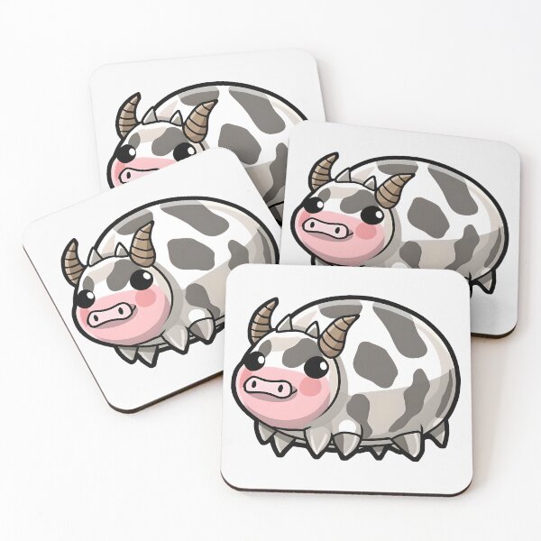 Item preview, Dairy cow isopod cute designed and sold by ChataMaroon.