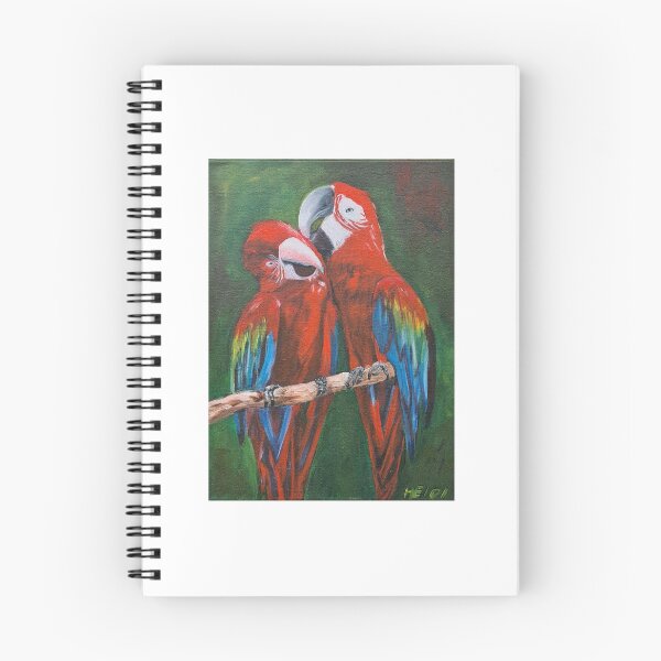 Item preview, 2 scarlet Macaw designed and sold by heidi_kaufmann_art.