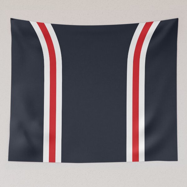 Item preview, Dundee Retro Navy White Red Tram Lines 1976 designed and sold by Sporting Colour.