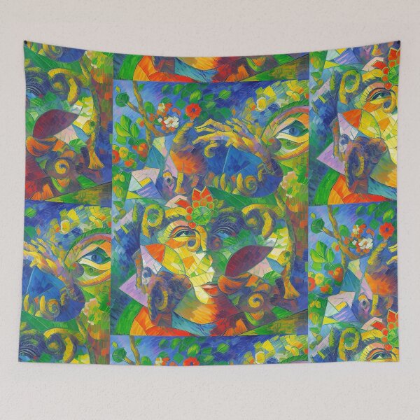 Item preview, Fauvist Face designed and sold by PaulWebster.