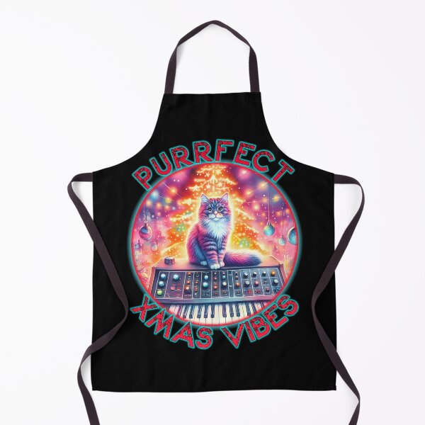 Item preview, Purrfect XMAS VIBES Christmas Synthesizer Cat 4 designed and sold by FindThePlot.