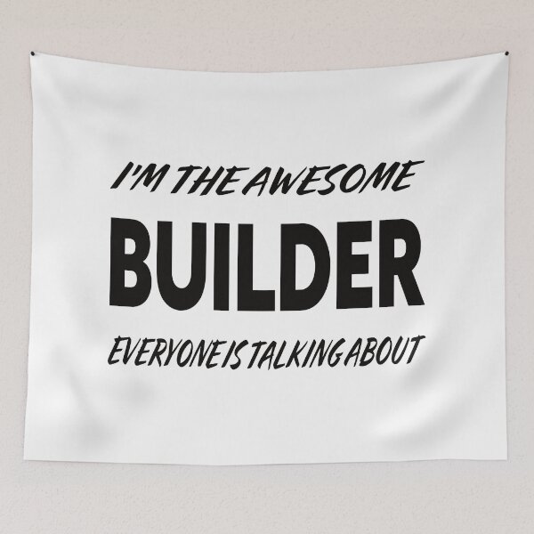 Item preview, The Awesome BUILDER Everyone Is Talking About  designed and sold by teecraftstudios.